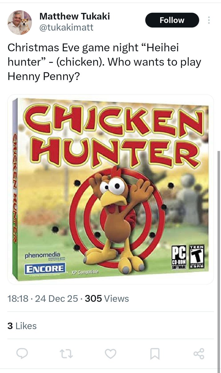 Not yet. But a report was made against the "chicken hunter". 

This all shows how stupid people are if they think I've not thought about and talked about the safety issues with my whānau. 

Iwi Whakamahu-Heal The Nation isn't something they've agreed to me doing without huge