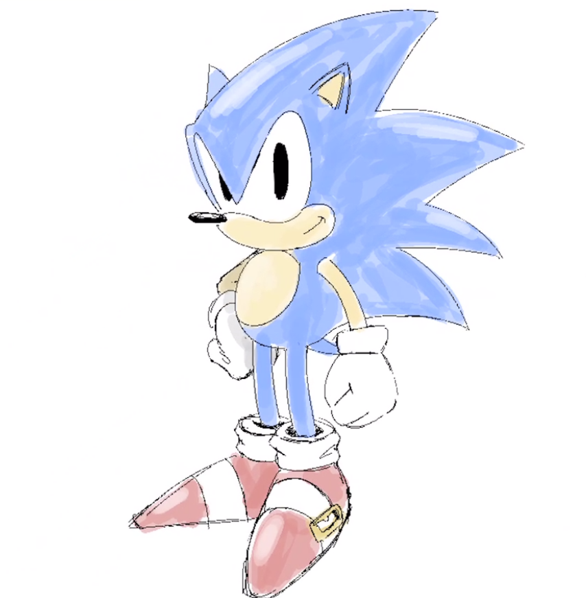 AzzaDArt's tweet photo. Sonic doodle https://t.co/BhB6HRuEZS
