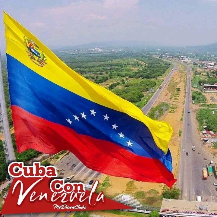 ¡ Venezuela no está sola !  

Desde Cuba #SanctiSpíritusEnMarcha reafirma su solidaridad con la Revolución Bolivariana y el derecho soberano de Venezuela a decidir su propio destino, sin injerencias externas. #CubaConVenezuela. #SanctiSpíritusEnMarcha