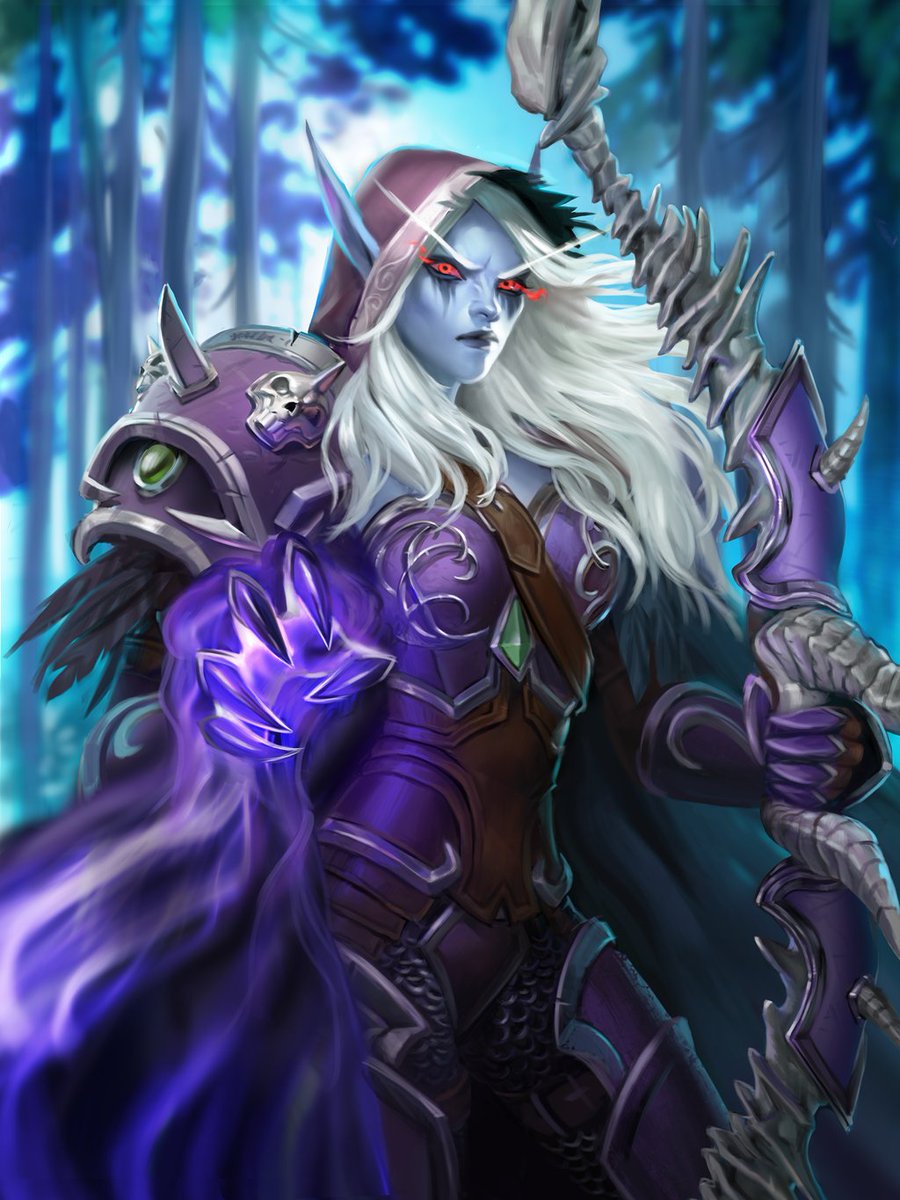 Neasper's tweet image. Sylvanas watches over you this day