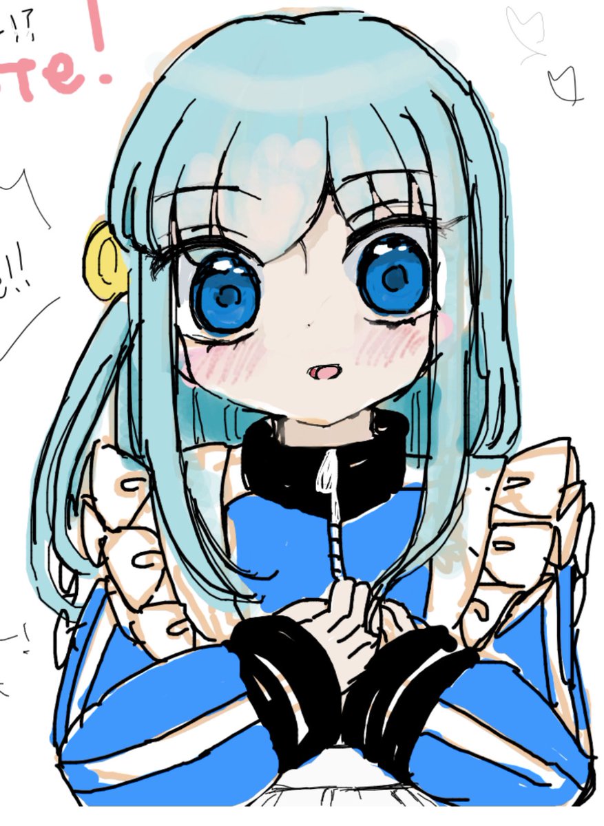 びー② お待たせいたしました(*ᴗˬᴗ)⁾⁾ 絵チャお邪魔しました☺️ (寝て起きたら一面ジャージメイドで埋め尽く