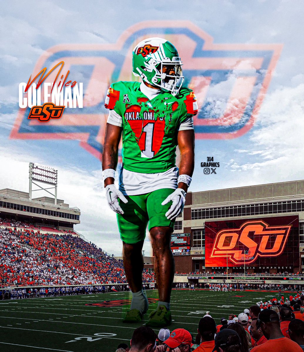 BREAKING 🚨🚨🚨: North Texas WR transfer Miles Coleman has committed to Oklahoma State.