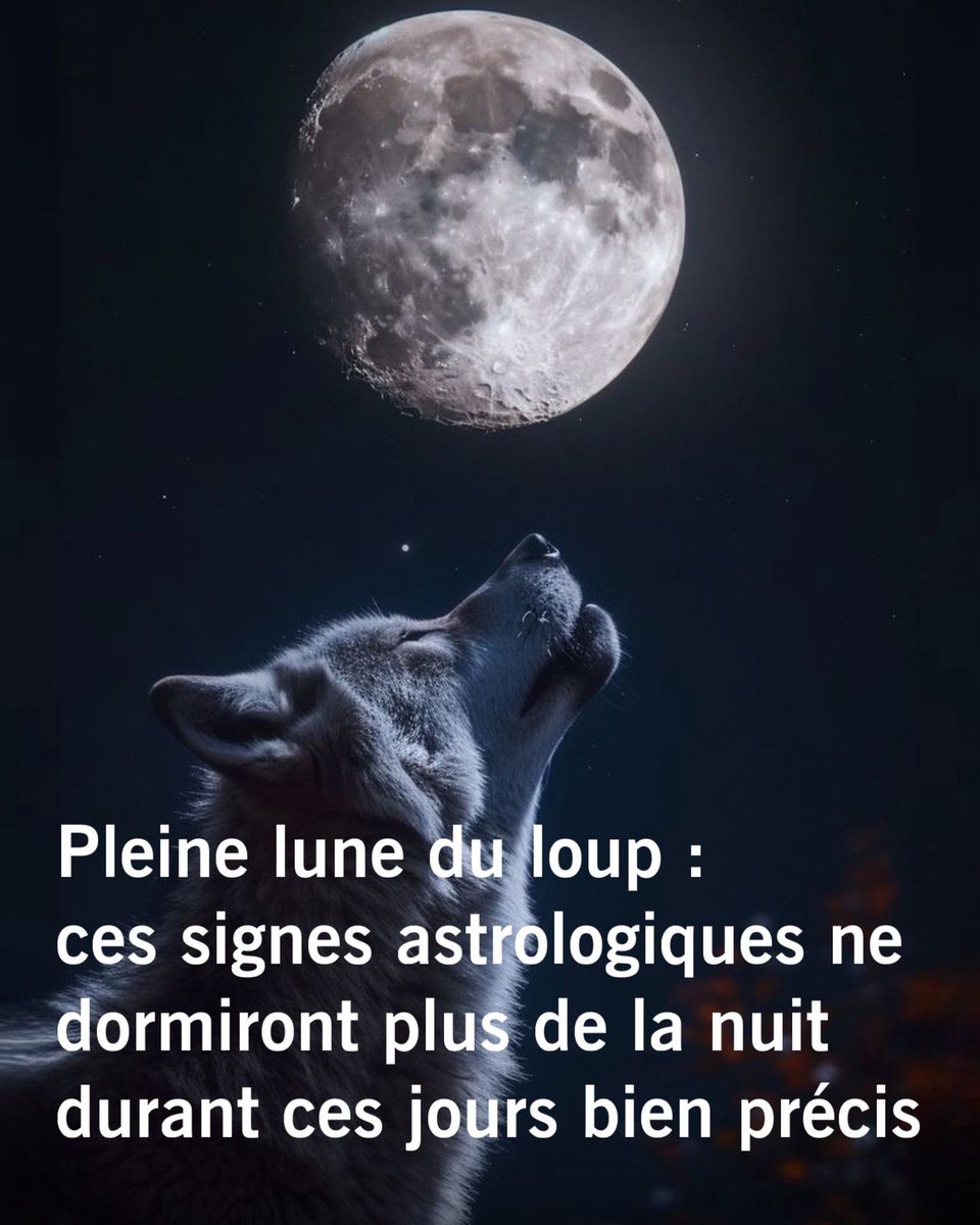 info07fr's tweet image. 🔵Pleine lune du loup : ces signes astrologiques vont passer des nuits blanches...Voir plus 👉actualites.me/pleine-lune-du…
