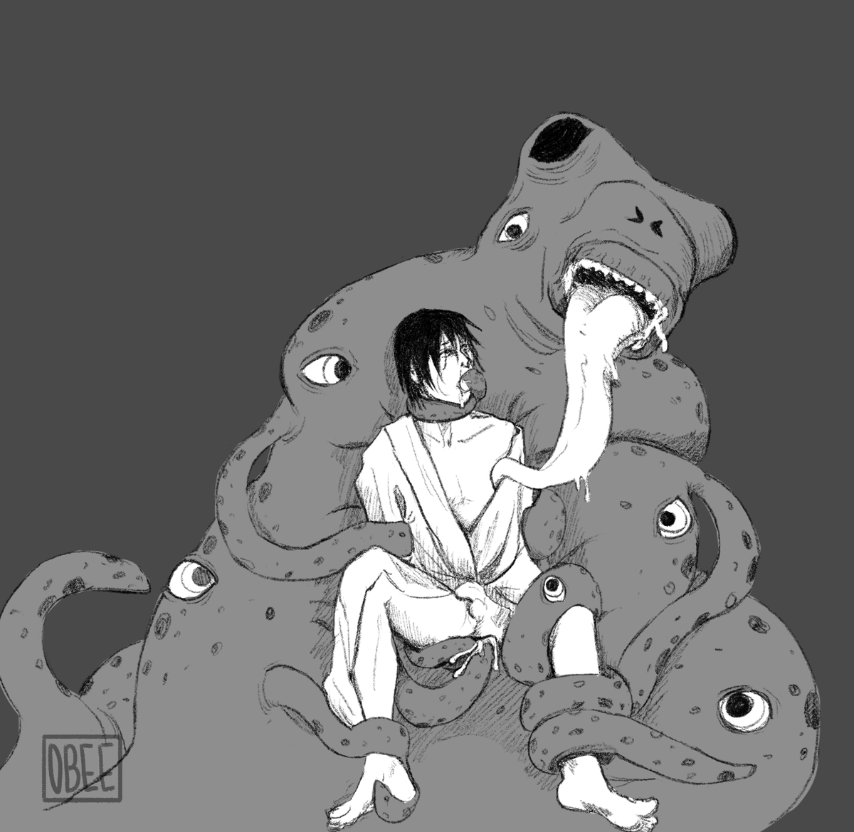 godcomplexgojo's tweet photo. #bottomtojiweek day 4 - tentacles

what really happened in the curse pit https://t.co/sVOnbdgRXr