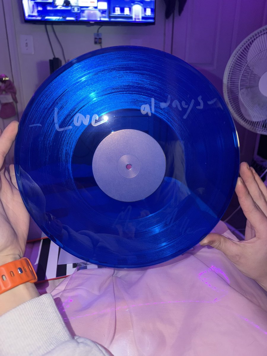 evolvedsos's tweet image. guys i accidentally bought my fiancè a npr tiny desk record by mac miller for christmas and never realized it was signed until rn