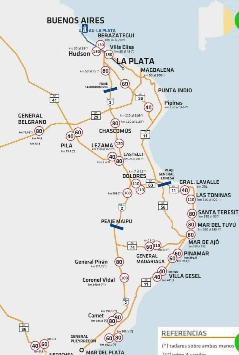 CondeyManchu's tweet image. Cantidad de cámaras de fotomultas para llegar a la Costa Atlántica desde CABA ; y el mapa con ellas .

Quien te advirtió ???

CondeNews