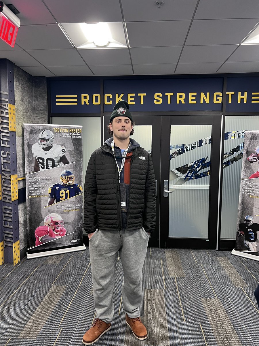 Had a great OV at <a href="/ToledoFB/">Toledo Football</a>. Amazing facilities and staff. Huge thanks for having me out! <a href="/OneOnOneKicking/">OneOnOne Kicking Camps🏈</a> <a href="/Bamasnap/">Coach Jackson Cook</a> <a href="/GP_Recruiting/">GamePlan Recruiting</a>