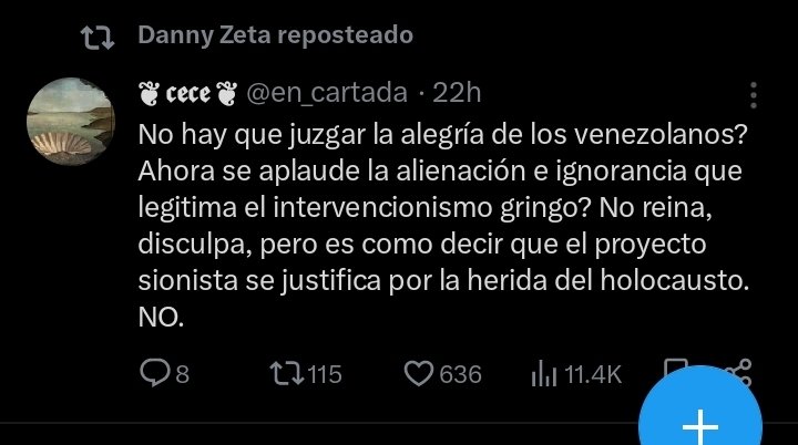 Susarlecchino's tweet image. Mira cuánta preocupación tiene Danny, con sus reposteos para nada xenofobicos y llenos de resentimiento.