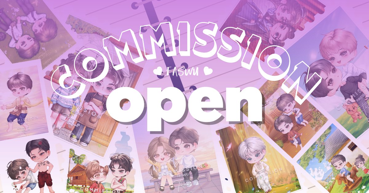 Fas_wu24's tweet photo. Pls.rt 🫶🏻🙇🏻‍♀️

✨Commission Open✨

📍เปิดรับคิวคอมมิชชั่นจิบิเดือนมกราคม
📍เริ่มงานวันที่ 06 ม.ค. 69
รายละเอียด : https://t.co/74T83GDtuJ

💌จองคิวได้ทาง DM นะคะ

#FASWUCHIBI24 #commissionTH #commissionopen https://t.co/A7Vbl9dznD