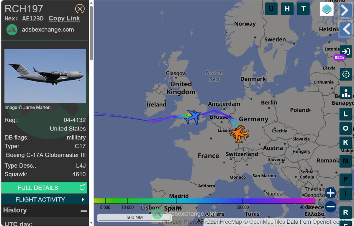 ‘Night Stalkers’ landed in Europe overnight.
