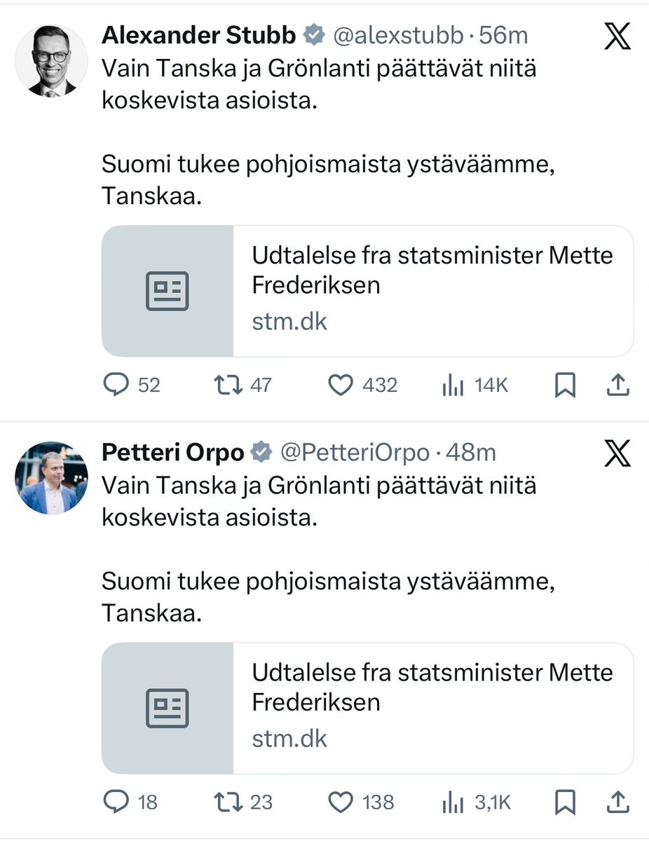 Puhuvat päät tekee, mitä puhuvia päitä käsketään tekemään.

Näin selkärangaton johto meillä Suomessa on; eivät osaa edes itse kirjoittaa twiittehään.