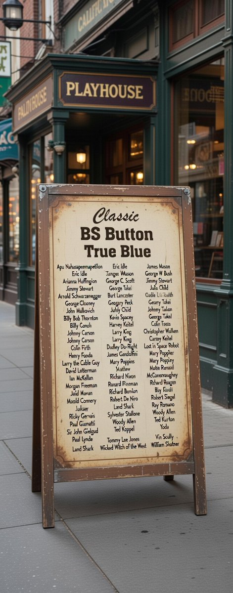 BSButtonGame's tweet image. Grab the hottest tickets in town: 

The Classic BS Buttons! 

Big Red: 60 epic celebrity impressions calling out the BS (the original red-hot chaos).

True Blue: Our newest with 50 celeb roars + 20 bonus zany sounds.

Get yours at DollTV (link in bio).