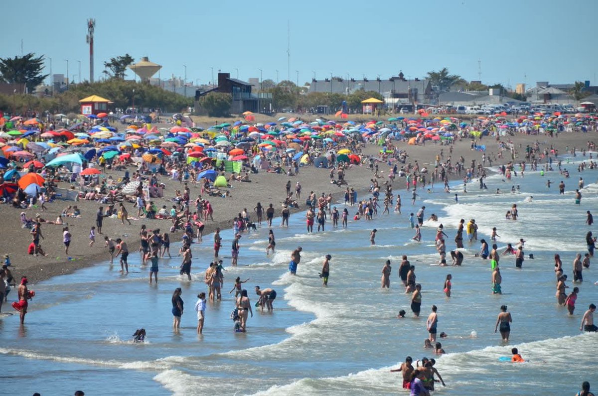 Hermoso día en #PlayaUnion una de las playas más lindas del País #Rawson #Chubut