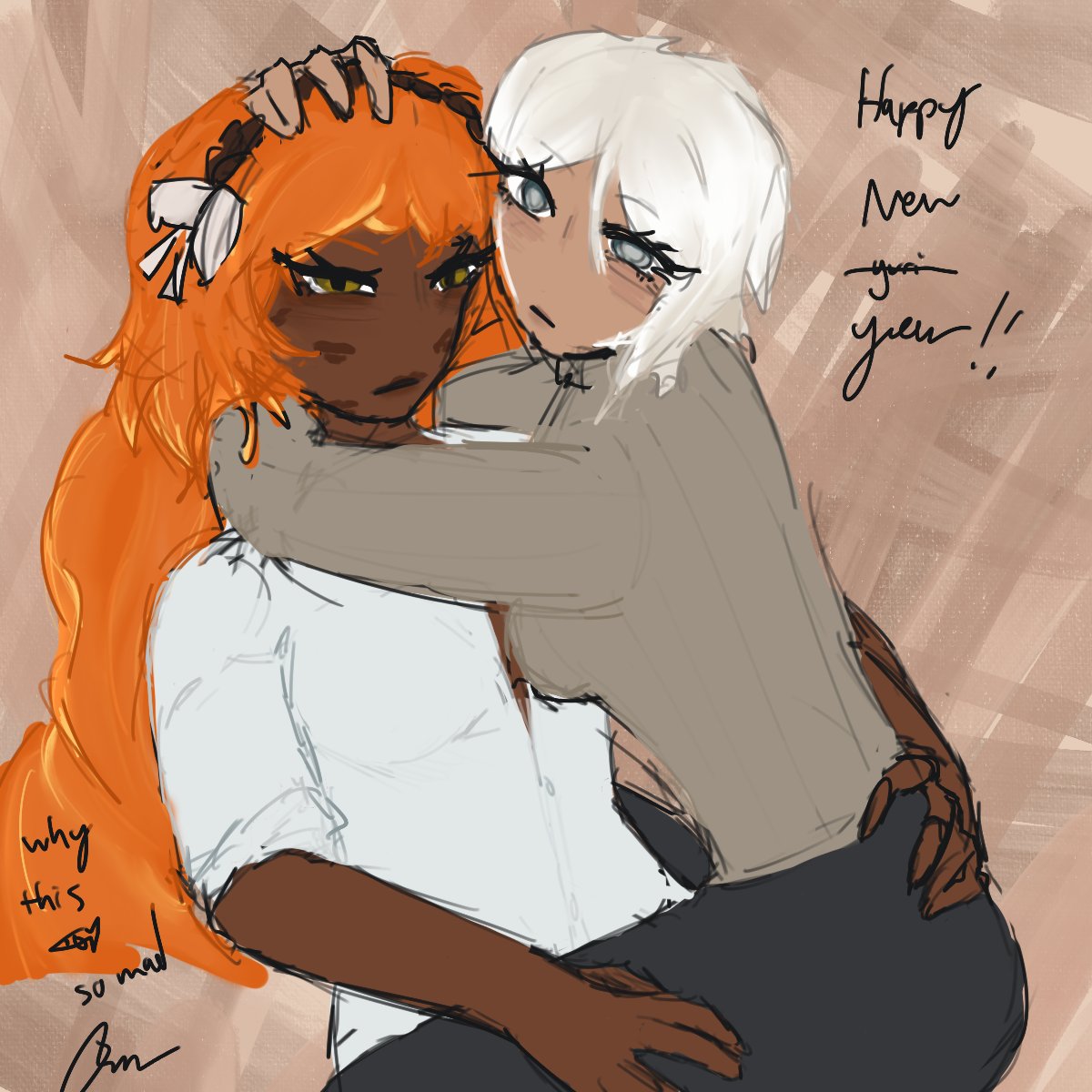 Junimo_imo's tweet photo. happy new yuri i mean new year

i will only get gayer

#lcb28 https://t.co/j2KL89J7Ky