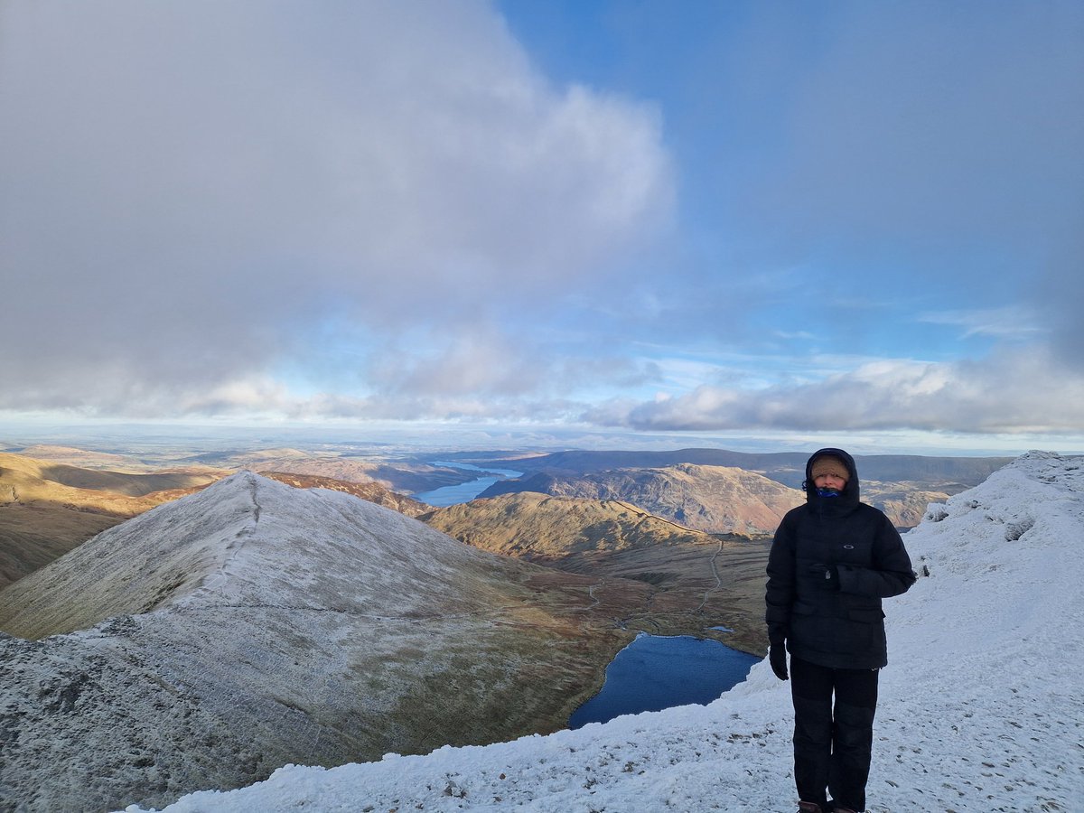 DFS8's tweet image. Epic day on helvellyn doing both edges and catstye cam. Meggy t did grand