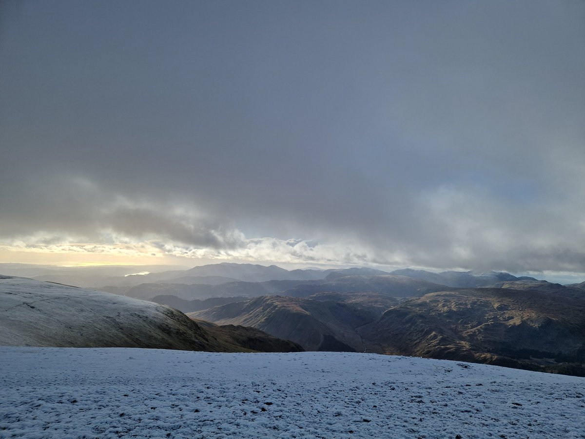 DFS8's tweet image. Epic day on helvellyn doing both edges and catstye cam. Meggy t did grand