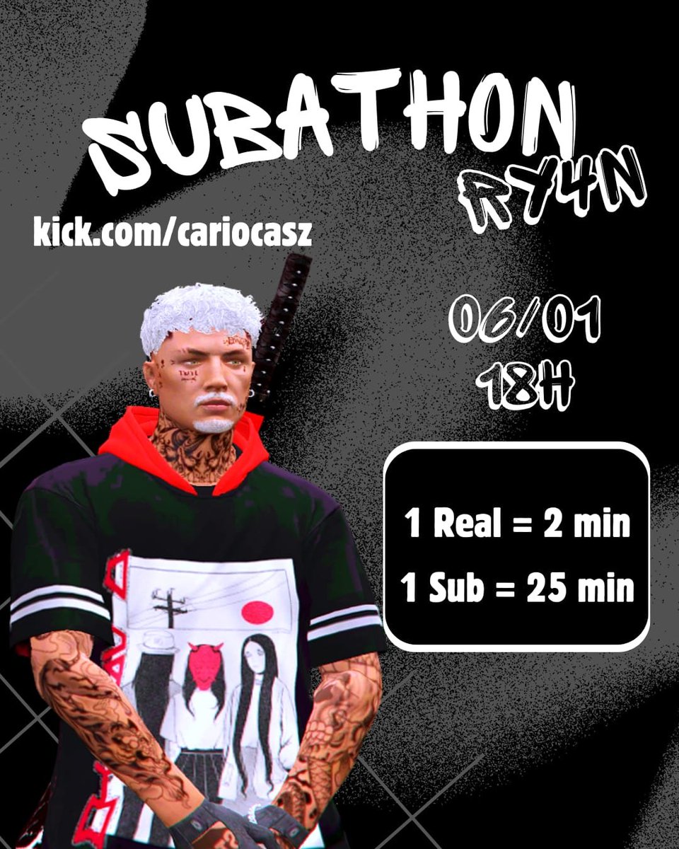 crvg_ryanxz's tweet photo. O primeiro a gente nunca esquece, aguardo vocês na terça-feira🫵🏾 https://t.co/vKtXiidSNt