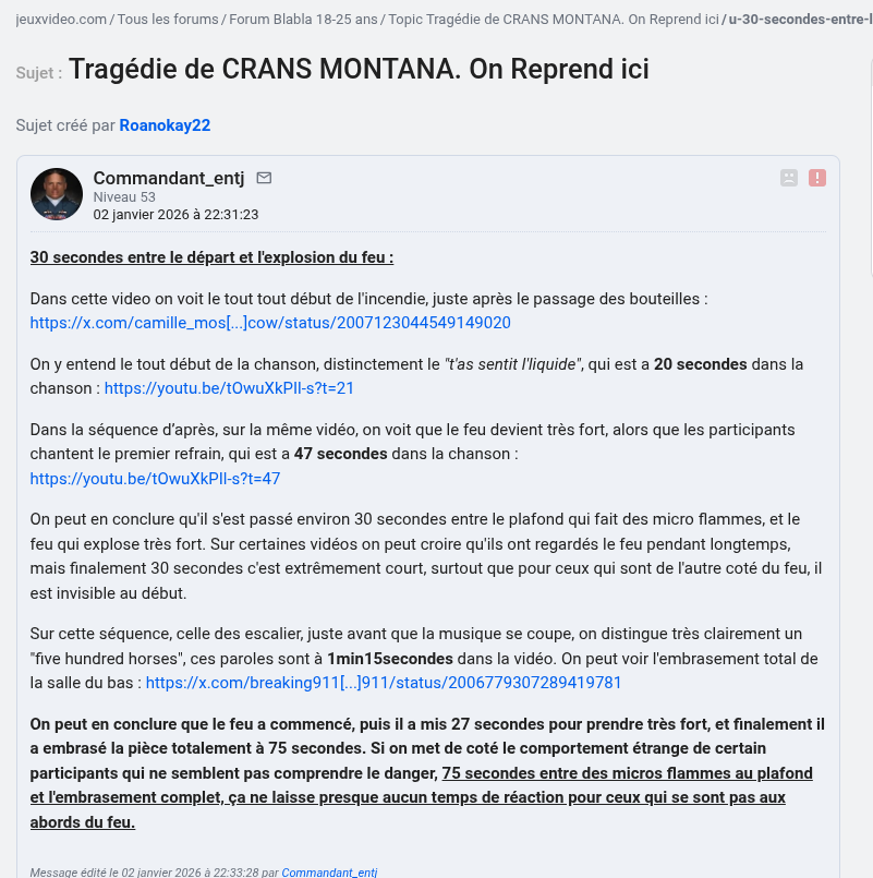SeiferGamer57's tweet photo. Je ne pensais pas que la vidéo deviendrait virale, il faut donc rendre à César ce qui est à César: pour être clair,  n'est pas moi qui ai fait ce remarquable travail d'investigation, mais un forumeur du 18-25, Commandant_entj, que je félicite et je tiens à m'excuser de ne pas l'avoir mentionné. Je n'ai pas cherché à prétendre être à l'origine de cette vidéo, j'ai simplement voulu la partager, sans savoir que cela intéresserai autant de monde.
https://t.co/vEz2c0M4F6