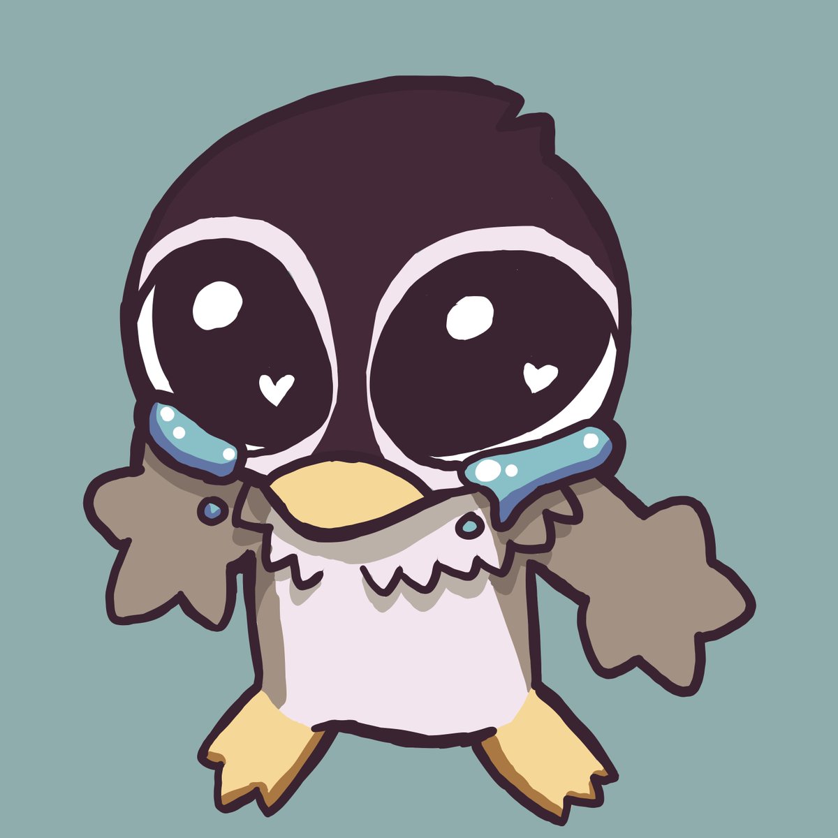 Commission that I made for Penguin.

#emote #twitch #penguin #cry
