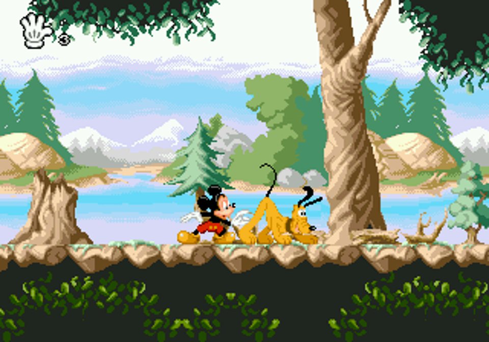 Aquele jogo que parece um desenho animado! Mickey Mania... e não é porque é o perfil de Mega Drive, mas a versão do Mega parece melhor trabalhada que a versão do Super.

Podem discordar se quiserem.