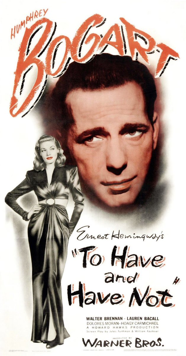 #MovieChallenge Week 1.  ‘To Have And Have Not’. Lauren Becall’s first film.