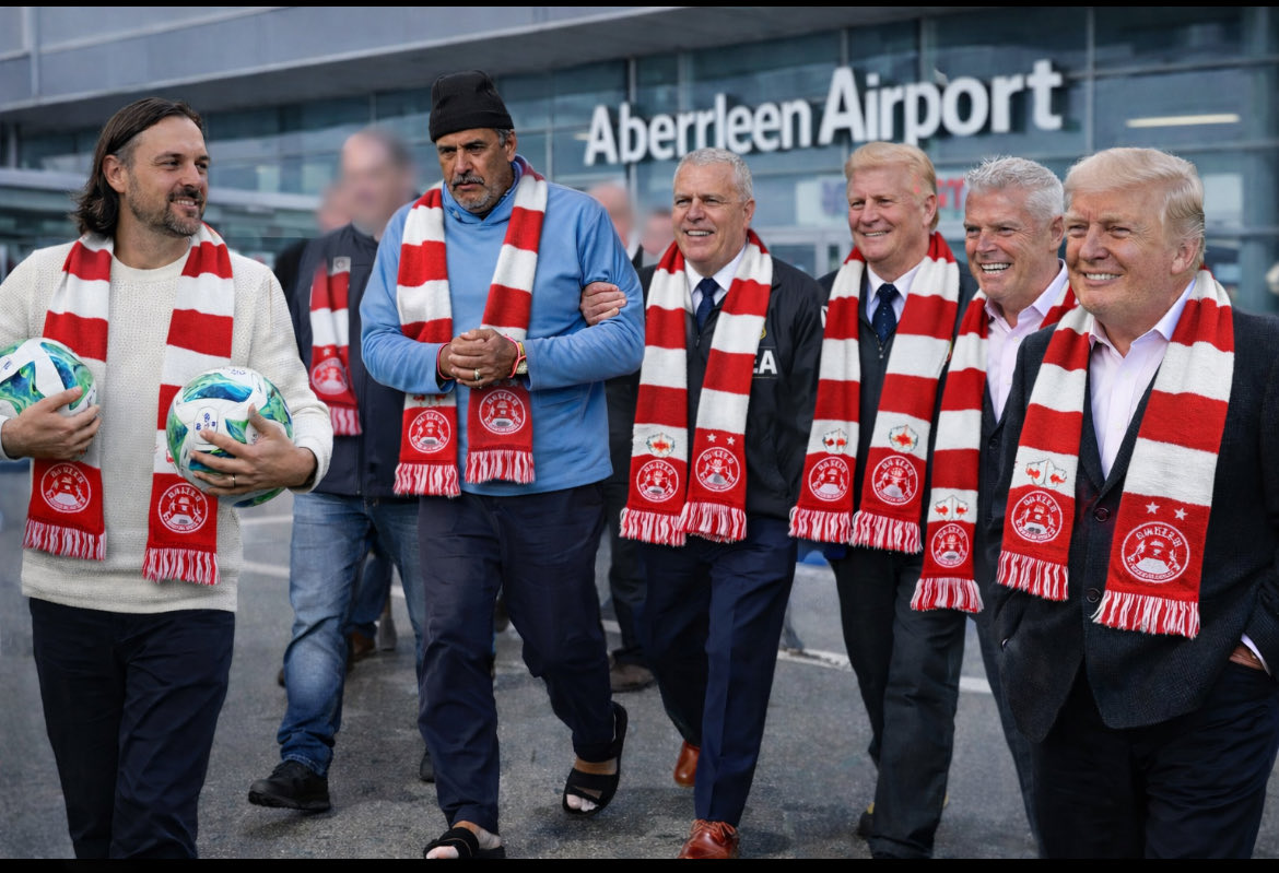Dave, Lutz &amp; Donald finally get their man after a joint effort!! 🔴⚪️🔴

#aberdeenfc #AFC #spl