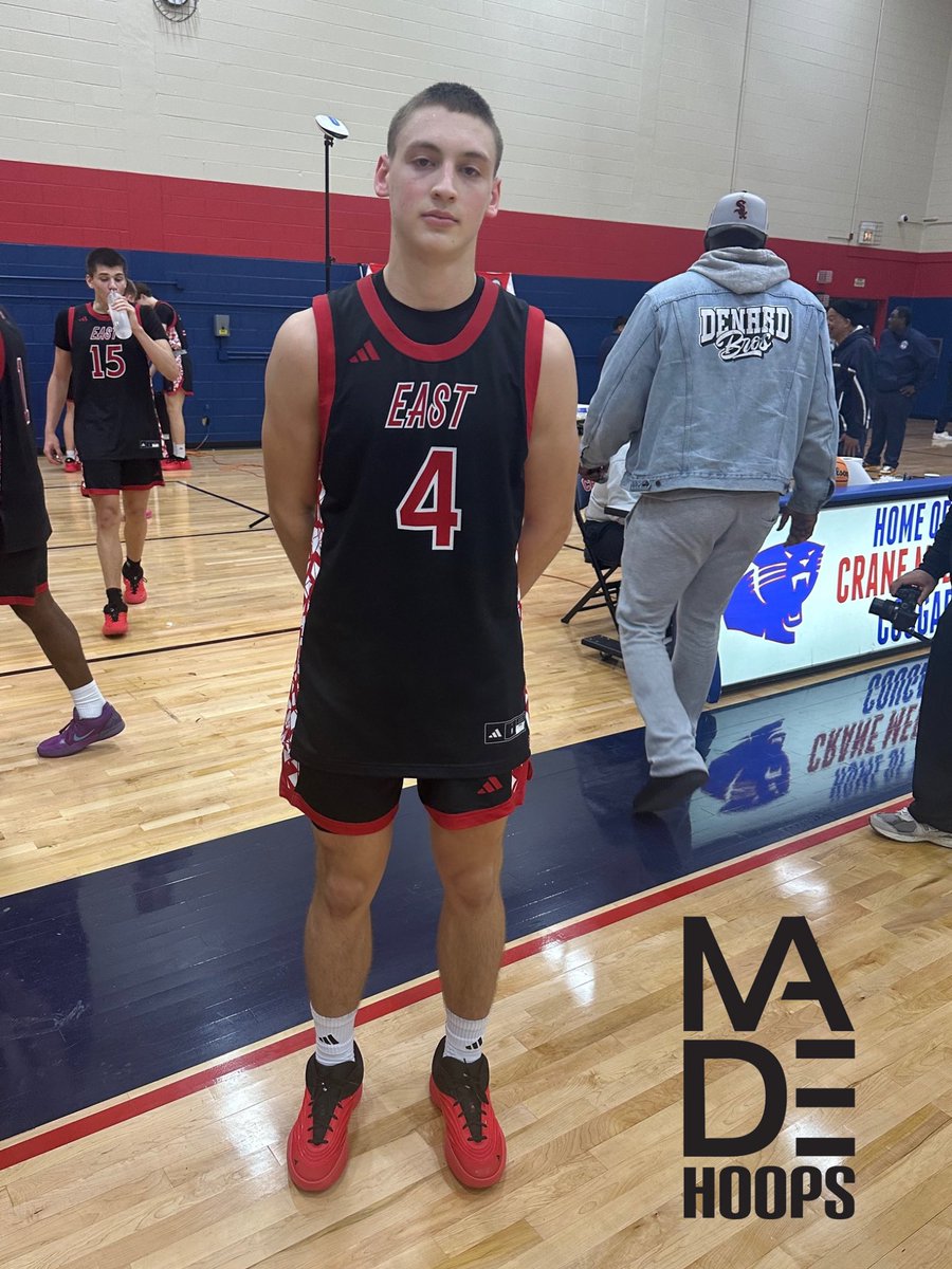 ‘26 sharpshooter Michael Nee caught fire in the second half to lead Glenbard East to a win over Rich Township.

The South Dakota commit finished with 27 points and 5 assists.

The 6’3 G is a phenomenal shooter off movement and off the dribble. Good feel for the game and automatic