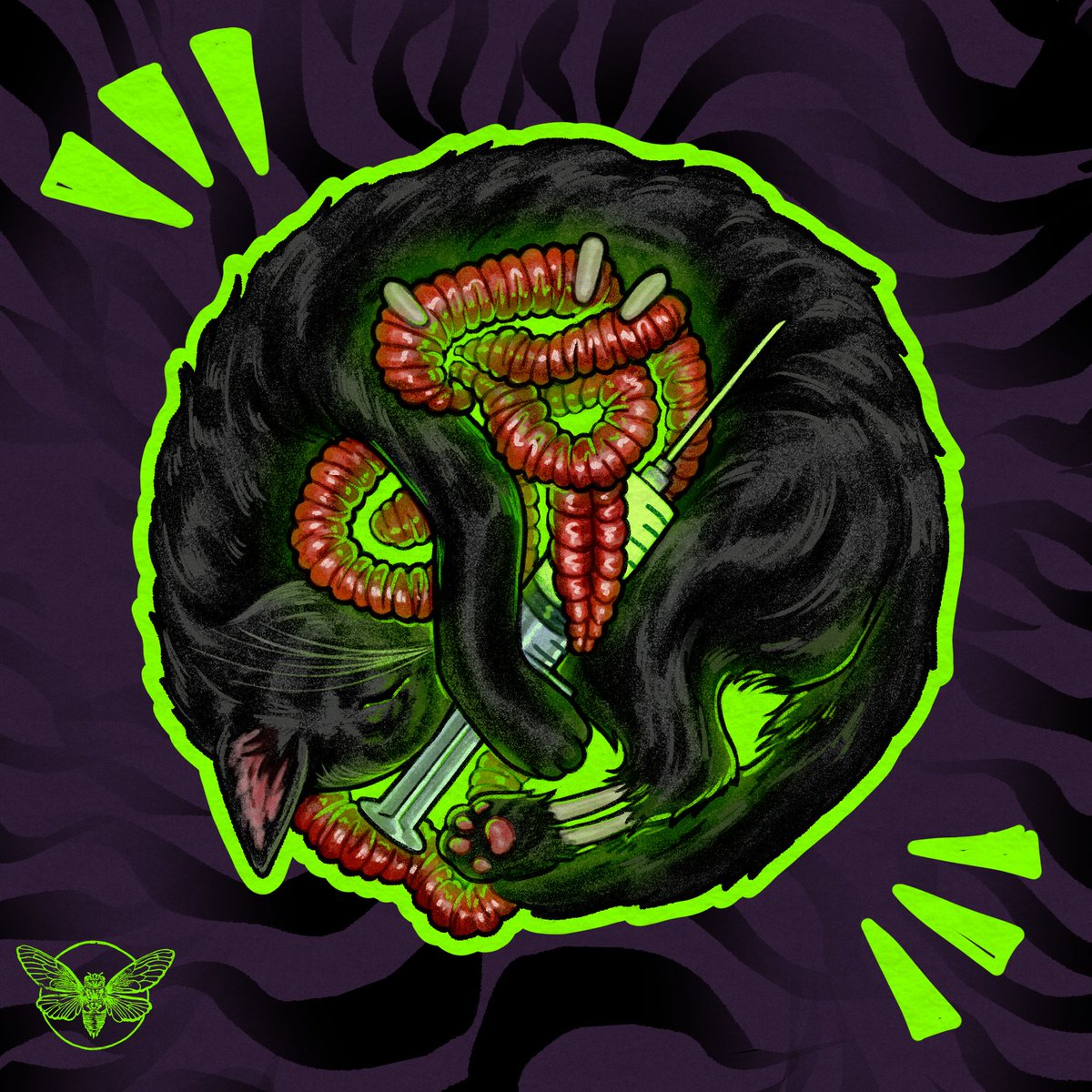 Where is Rufus? I haven't seen him all day? 

This Rufus design will be available as a glow in the dark pin and as a phone grip! 
#reanimator