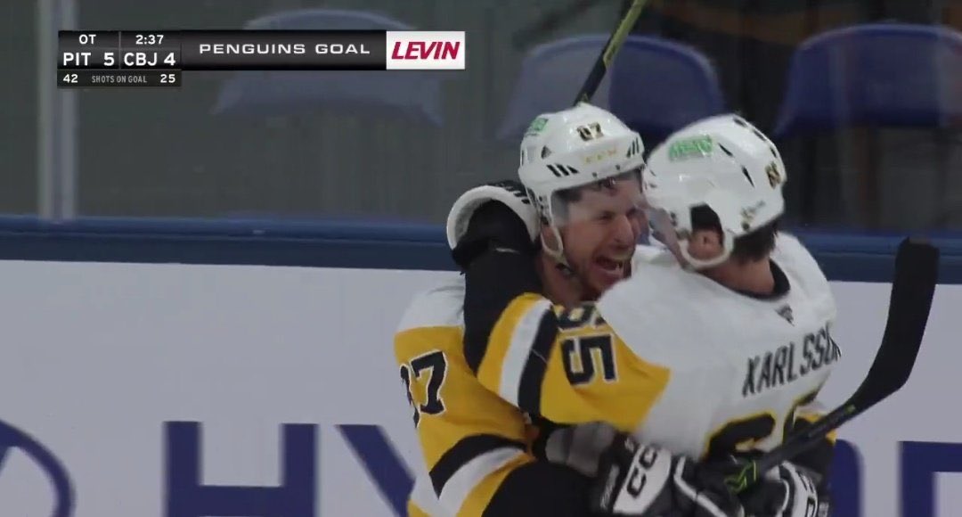 nhlpens's tweet image. HAPPINESS!