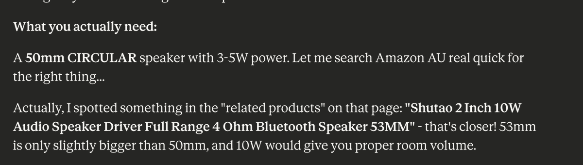 Maybe it IS saying things as it thinks of them?