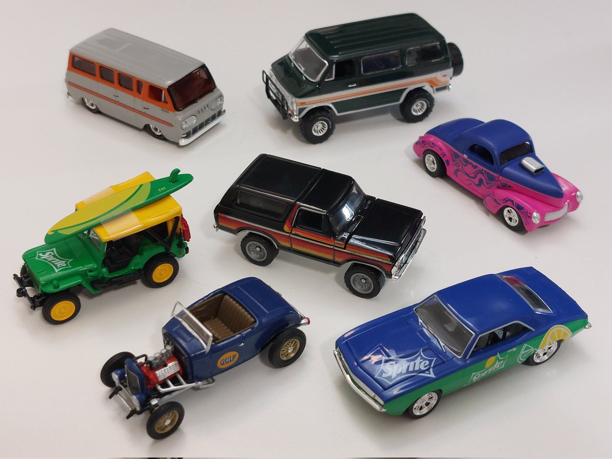 The rest of the M2 Machines I recently unboxed. Names are on each