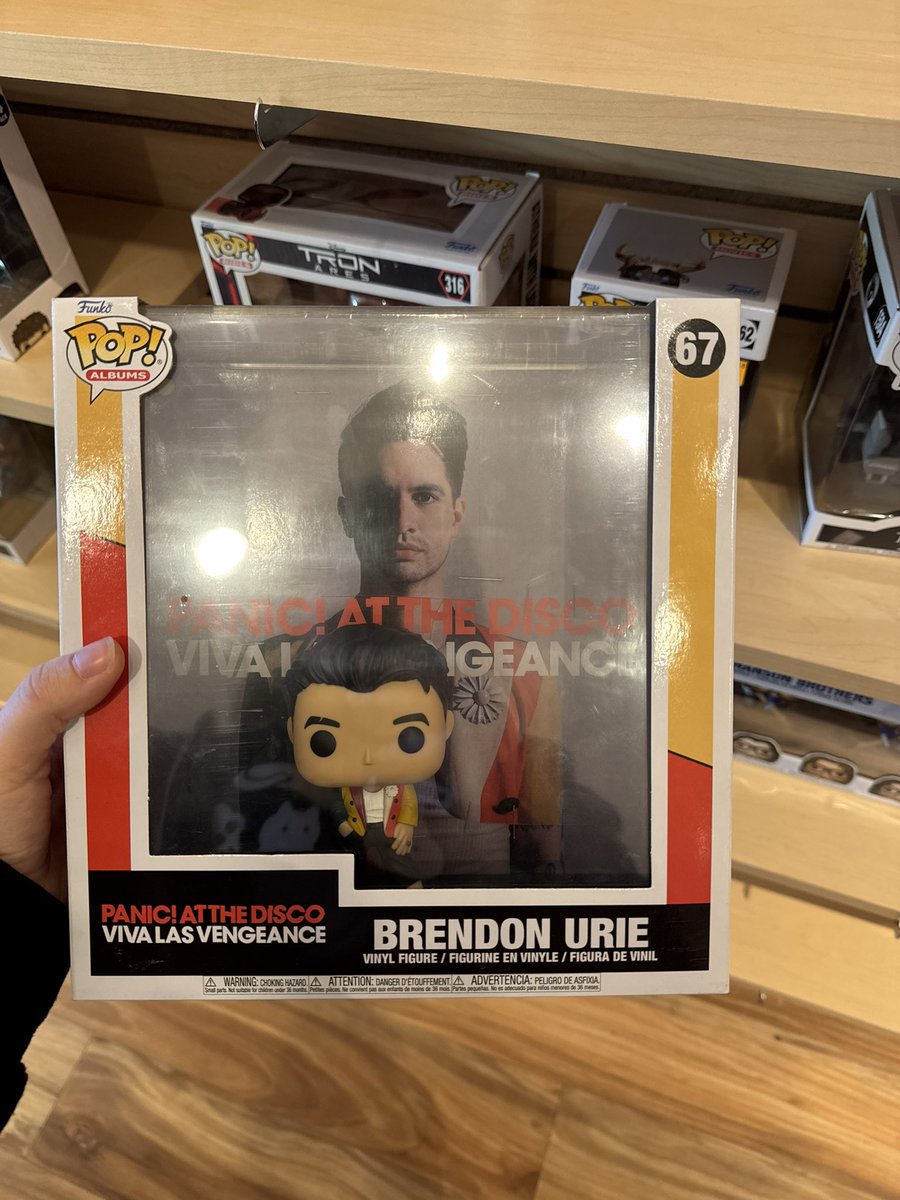 today’s purchase was the brendon urie 67 funko pop.