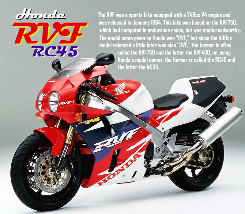 BikeBrosMagazin's tweet image. 🎂#生誕祭🎂1月8日は #RVF #RC45 の誕生日（発売日）だよ。平成6年（1994年）生まれ、今日で32歳👏
このRC45とか昔のR7ことOW02とか型式で呼ばれるバイクは特別なレーサー直系モデルってことが多いよね。RC45も耐久レーサー #RVF750 のリアルレプリカだよ😍
RVFのスペック🔗 bikebros.co.jp/catalog/1/56_2/