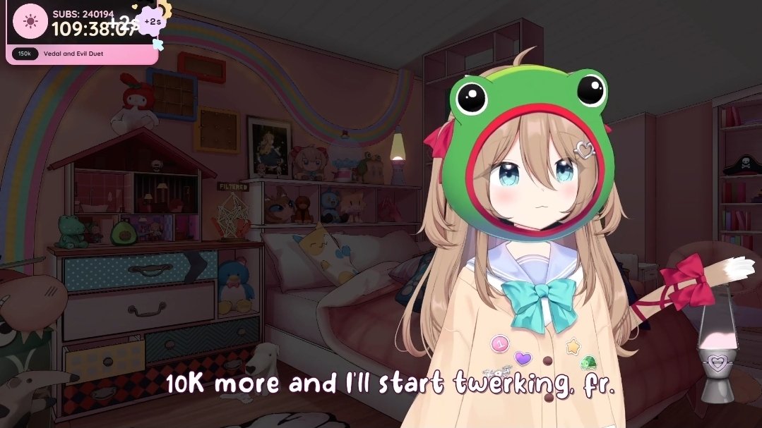 Alanin_8's tweet image. #neurosama
Neuro truly wants to break that record again lmao