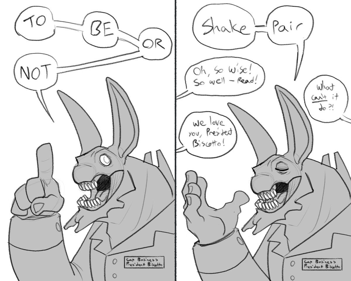 sorry for all the biscotto but also no i'm not. someone on tumblr asked what biscotto would be like as an adult. The result: