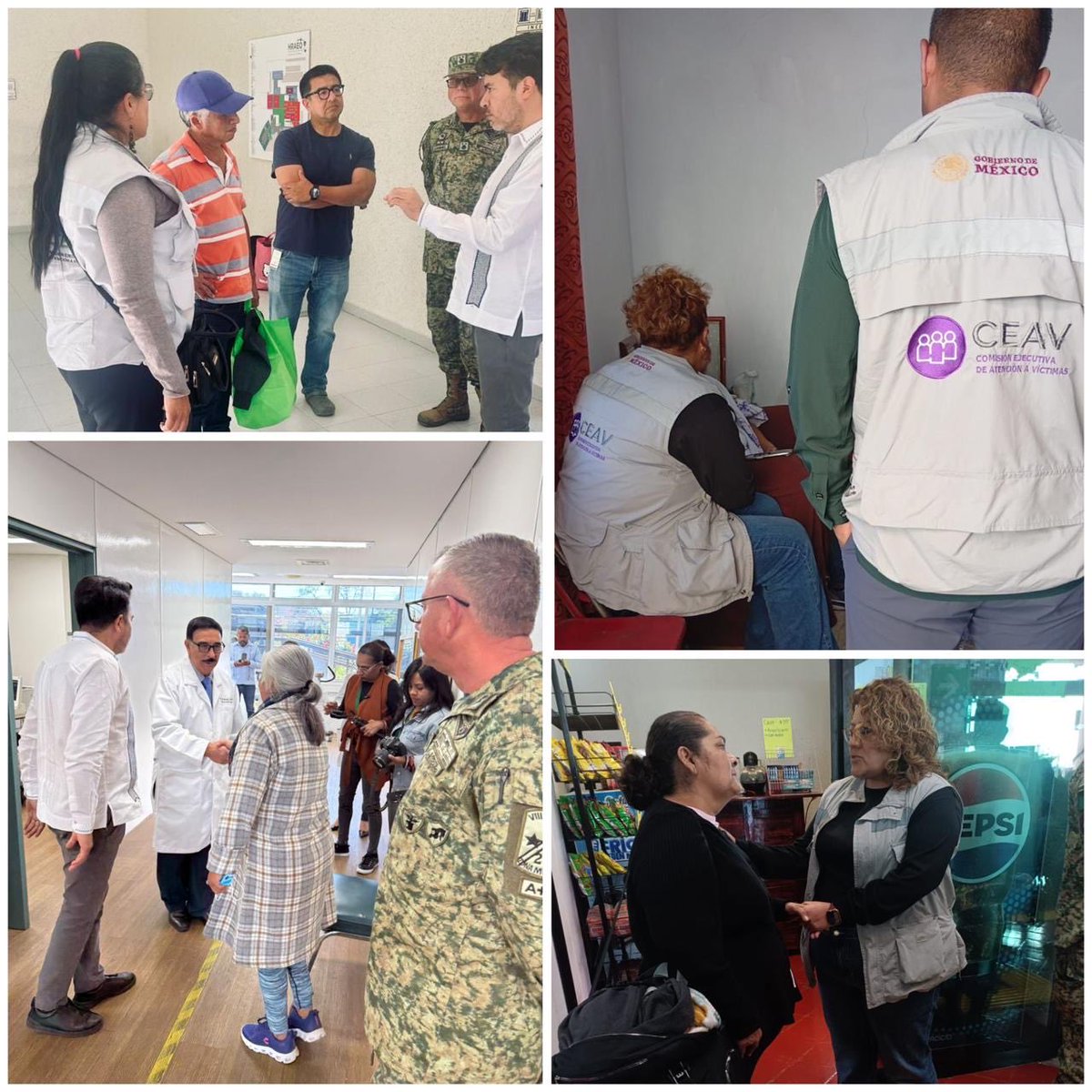 arturomedinap's tweet image. Durante las labores de apoyo del @GobiernoMX en #Oaxaca, hemos visitado, junto con la titular de la @CEAVmex, @Yuriddhh, y los equipos de trabajo, a las personas que reciben atención en diversos hospitales, así como a las familias de quienes resultaron afectados por el accidente…