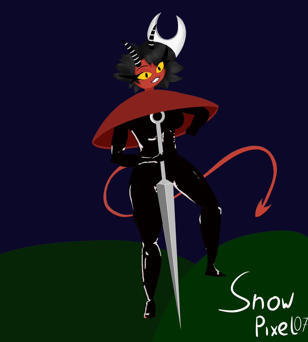 SnowPixel07's tweet image. Two beautiful ladies combined in one

(nude alt in comments)

#HelluvaBoss #hollowknight #nsfw #rule34