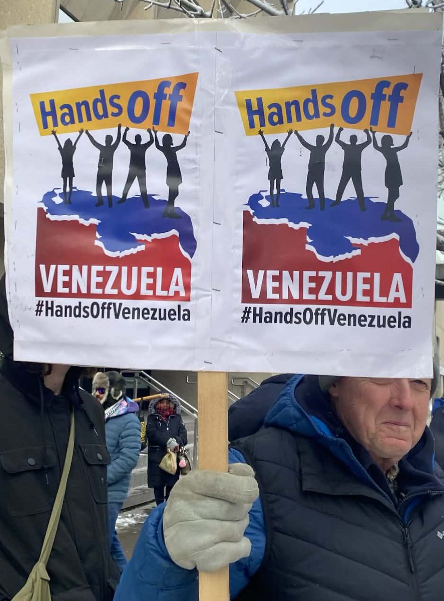 Hands off Venezuela!
(Today, at the U.S. Consulate)