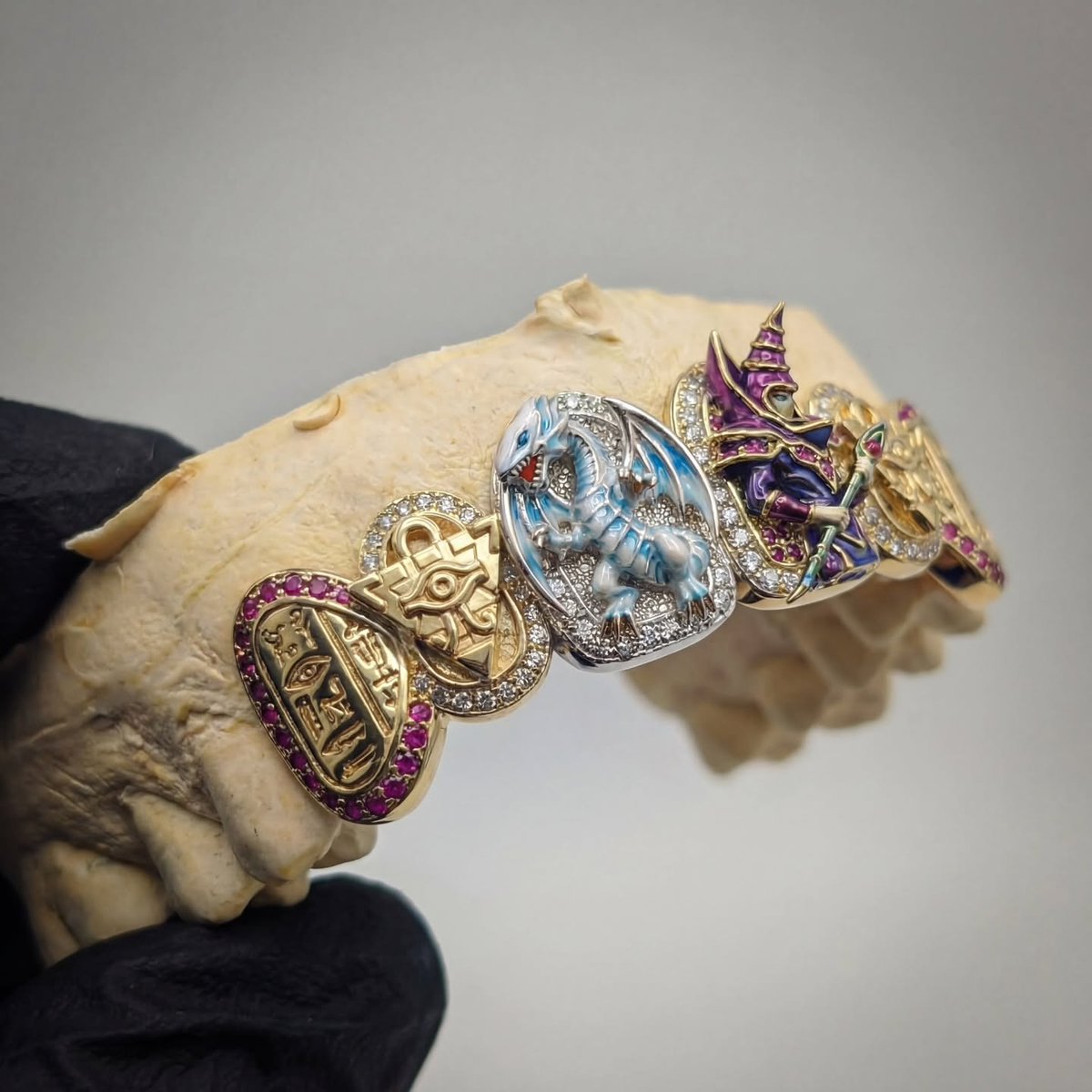 ModernNotoriety's tweet image. Yu-Gi-Oh! Grillz by Homer The Jeweller 😮‍💨