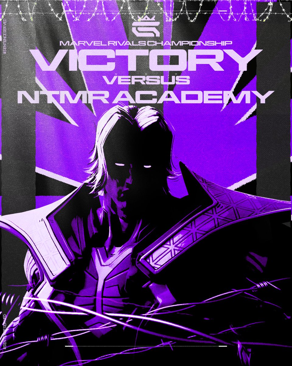 VICTORY.

No hesitation.
No mercy.
A clean sweep.

3–0 vs <a href="/NTMRgg/">NTMR</a> 

We move forward.
The standard stays high.

#MarvelRivals | #MRC | #SentenceServed