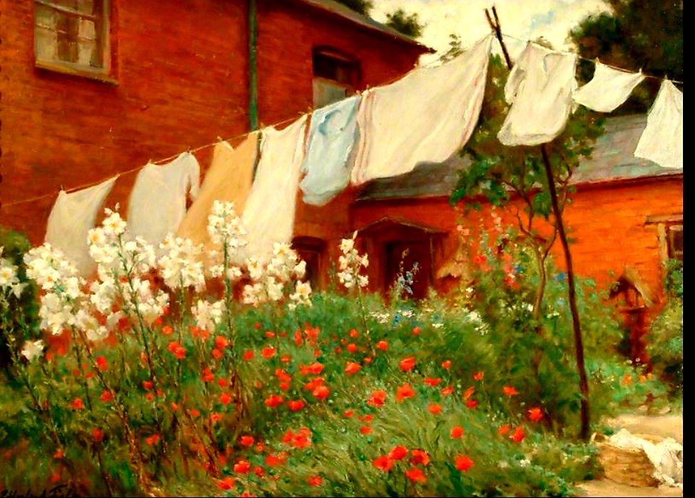 hodgetts_susan's tweet image. 🖼Washing on the Line 
🎨Percy Harland Fisher (1867-1914)

There's a grand breeze blowing
and there's plenty of drying..🎵

#MondayLaundry #Art #Laundry 
#MondayisWashingDay