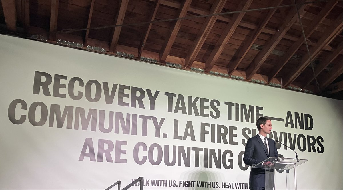 Many thanks to <a href="/deptofangels/">Department of Angels</a> <a href="/evanspiegel/">Evan Spiegel</a> <a href="/MirandaKerr/">Miranda Kerr</a> <a href="/sierralinz/">Sierra Lindsey Kos</a> and all the organizers for today’s “With Us” event in #DTLA – marking the one-year anniversaries of the #LAFires and supporting #survivors with an immersive storytelling installation, children’s activities, food