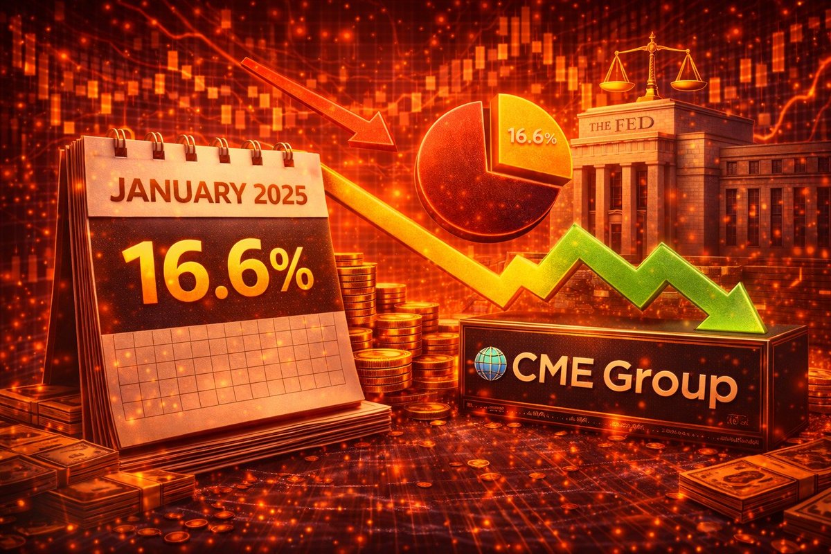 ODDS OF JANUARY RATE CUT FALL TO 16.6%, CME GROUP SAYS The probability of a  January interest rate cut has dropped to 16.6%, according to CME Group  data, signaling that markets increasingly