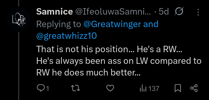 These are four different screenshots of me accepting NETO IS SH!T. 
Your emotions isn't letting you comprehend what I'm trying to say, you're just reading to object rather than understand 

x.com/i/status/20067…