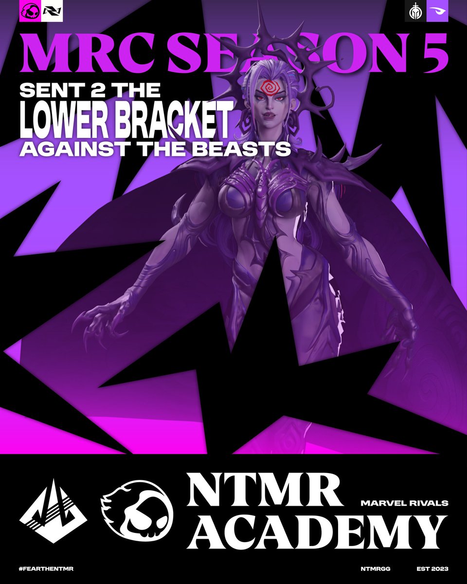 Beat, but not broken.

After a tough loss, we take on <a href="/THEBEASTSMR/">THE BEASTS</a> next in the lower bracket.

#FearTheNTMR | #MarvelRivals