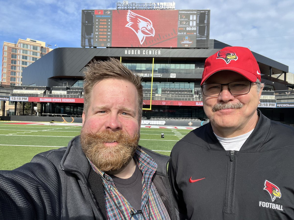 ScottMillerShow's tweet image. In #Nashville for the @NCAA #FCS championship game, covering @RedbirdFB for @WJBC #GoBirds