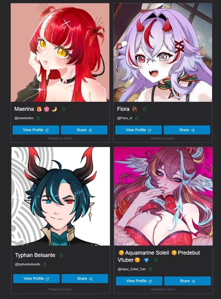 Sr/pi Chan🌙 | Vgen Artist tweet media