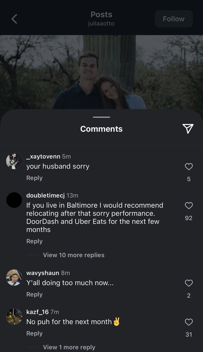 MiddGroundPost's tweet image. Tyler Loop’s wife should seriously consider making her Instagram private as soon as possible. #tylerloop #SundayNightFootball #Ravens