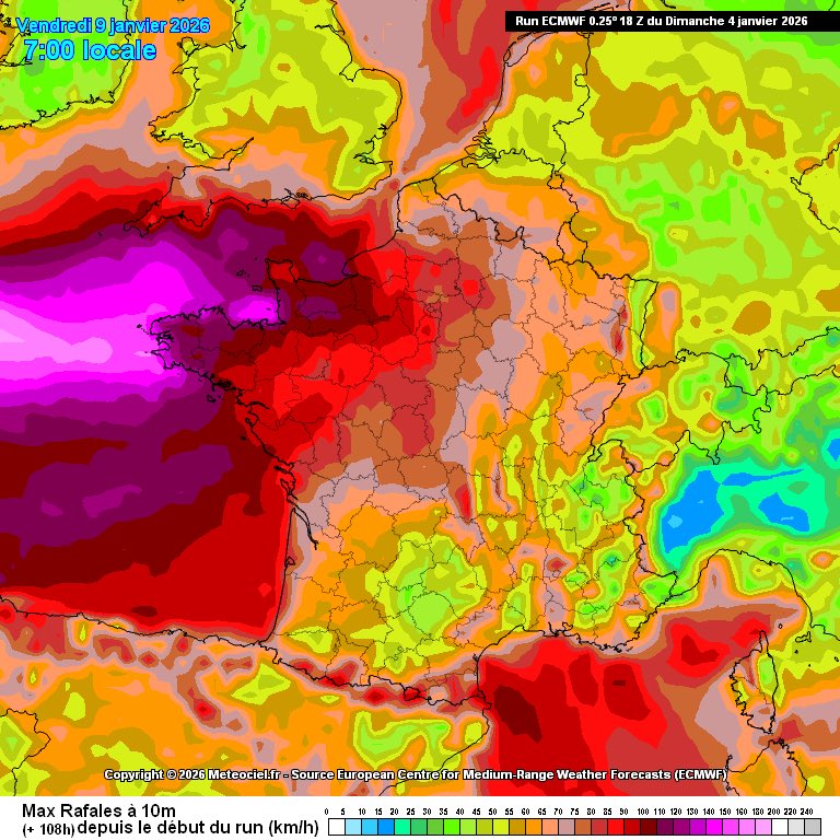 2 modèles Arpège et cep nous envoie une alerte pour une bombe météo une violente tempête nuit jeudi à vendredi 
À surveiller 
<a href="/VigipreventionM/">vigiprevention_meteo</a> <a href="/MeteoBretagne/">Météo Bretagne</a> <a href="/lachainemeteo/">La Chaîne Météo</a> <a href="/MeteoExpress/">Météo Express</a> <a href="/meteoconcept/">Météo Concept</a>