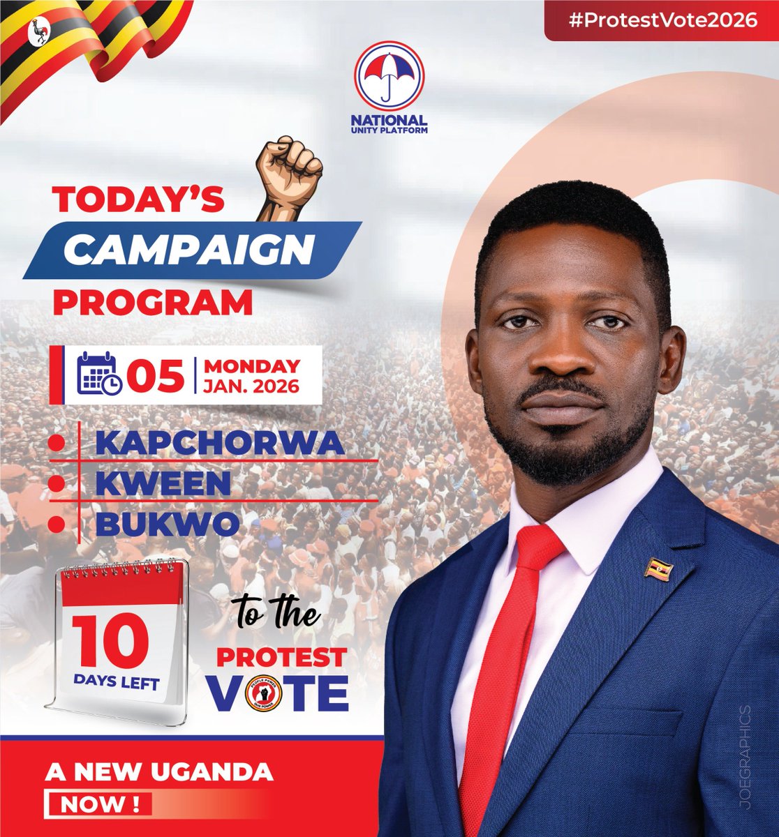KAPCHORWA, KWEEN and BUKWO today
#ANewUgandaNow
#ProtestVote2026
#PeoplePowerOurPower